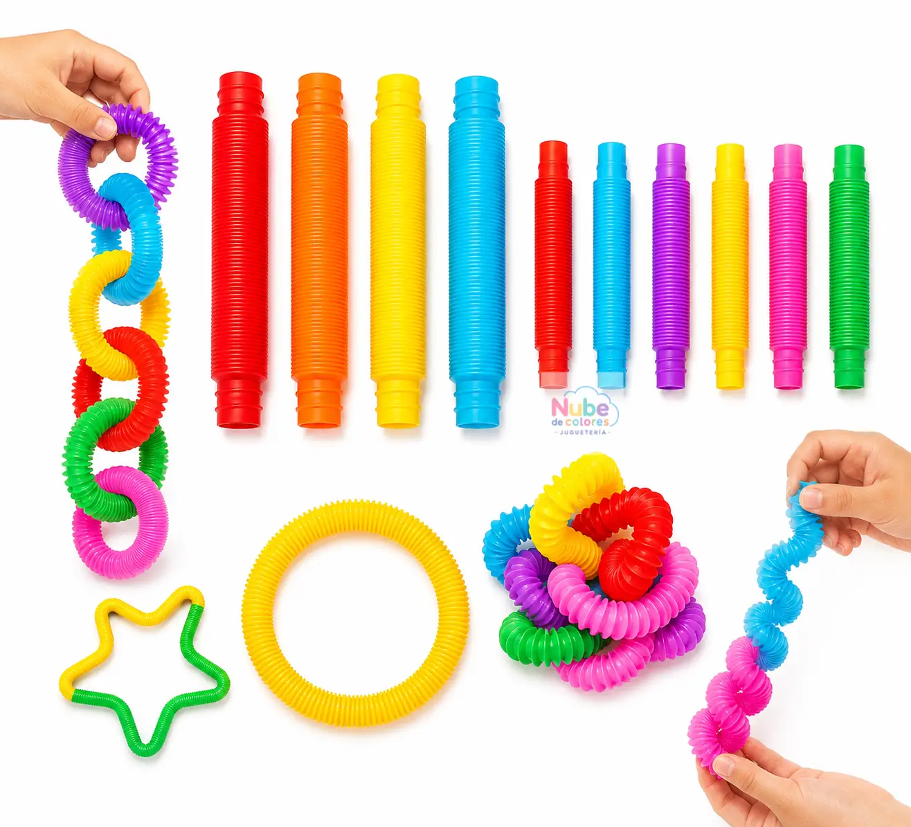 TUBOS SENSORIALES POP CONECTABLE (12u) - Imagen 4