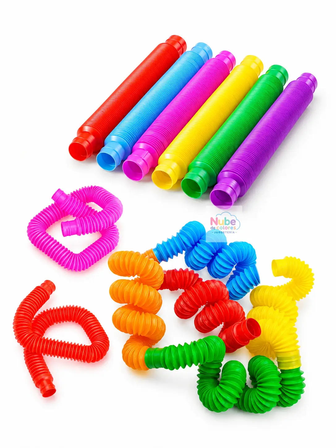 TUBOS SENSORIALES POP CONECTABLE (12u)