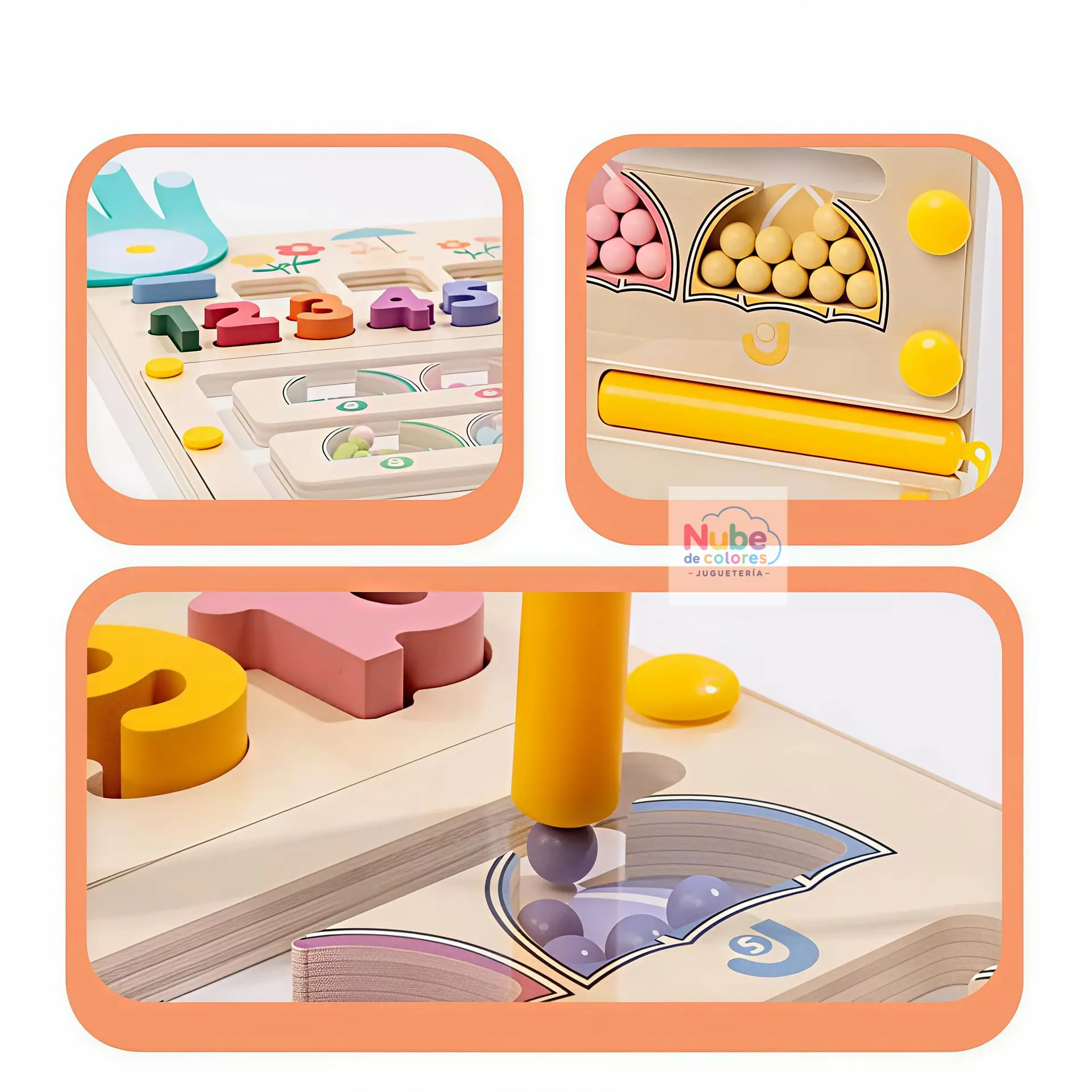 TABLERO MATEMÁTICO MONTESSORI - Imagen 4