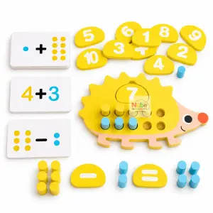 ERIZO MATEMÁTICO MONTESSORI - SUMAS Y CONTEO